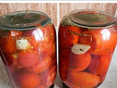 рецепт Маринованные помидоры в микроволновке