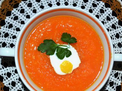 рецепт Морковный суп-пюре с имбирём и лимоном