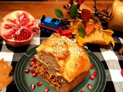 Пирог с осенними овощами и индейкой Пирог с осенними овощами и индейкой