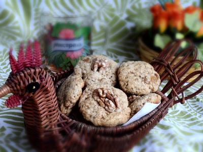 рецепт Овсяное печенье с изюмом и чаем ройбос
