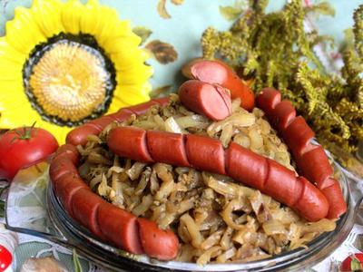 рецепт Тушёная капуста по-корейски
