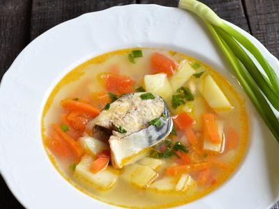 рецепт Суп со скумбрией
