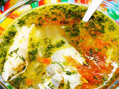 рецепт Суп из судака с овощами