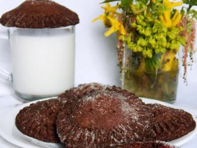 рецепт Шоколадное печенье с вишней