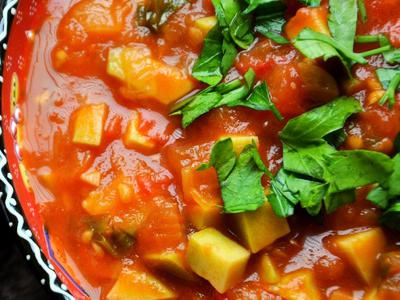 рецепт Острый томатный соус с авокадо