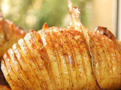   Hasselback  Hasselbackpotatis