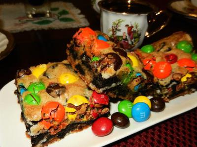   "" (Loaded M&M Oreo Cookies Bars)