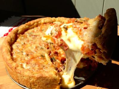   -    (Chicago-style deep-dish pizza)