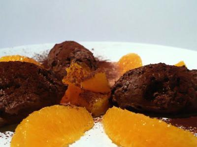 рецепт Творожно-шоколадный мусс "Любовь к трем апельсинам"