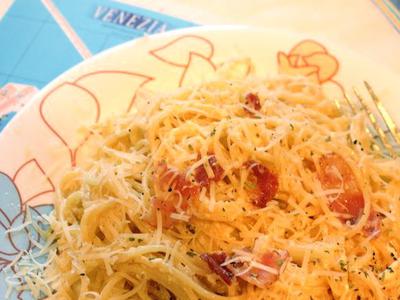    (Spaghetti Carbonara)