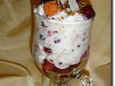  "Cranachan with raspberries" -   