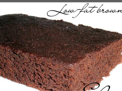  Low-fat brownies (   )