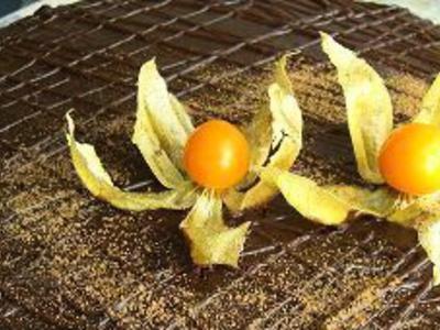 Торт "Трюфель с бананом и вишней" Торт "Трюфель с бананом и вишней"